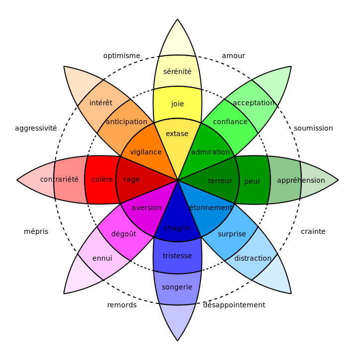 Roue des émotions analyse des sentiments marketing